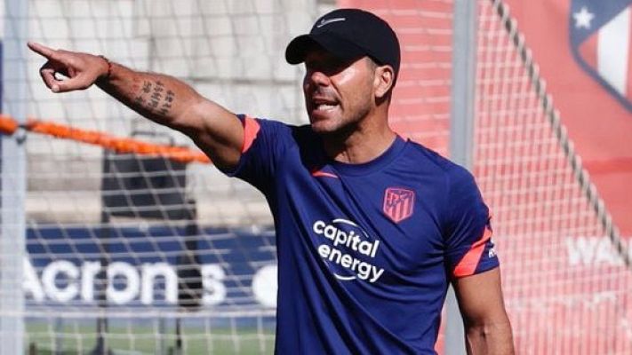 Telediario 1 - Simeone renueva como técnico del Atlético hasta 2024