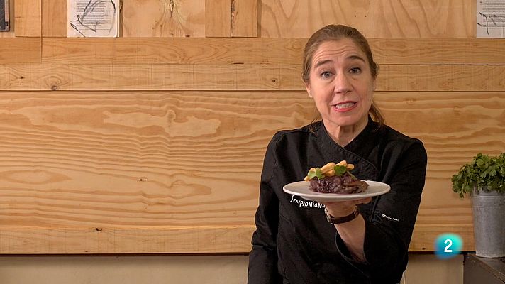 Amor gastronòmik - Llaminera amb vi negre i bolets d'Ada Parellada