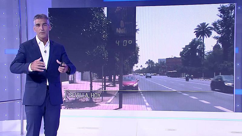 Temperaturas altas en el valle del Guadalquivir - ver ahora