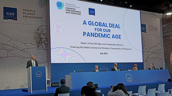 Telediario Fin de Semana - El G20 y los presidentes de los bancos centrales se comprometen a poner en marcha la nueva tasa global del 15%