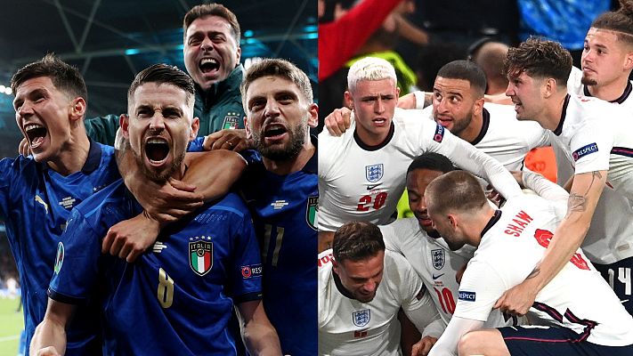 Telediario 1 - Inglaterra e Italia se juegan la Eurocopa en Wembley