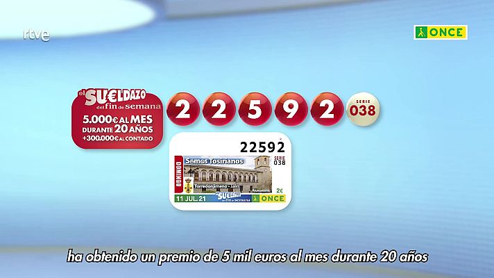 Sorteos ONCE - Sorteo ONCE - 11/07/21