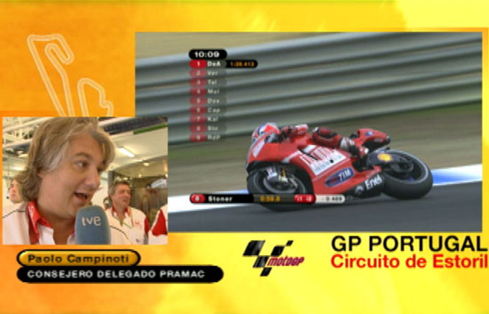 Paolo Campinoti confirma a TVE que sólo falta el trámite de limar "pequeños detalles" para concretar la firma de Aleix Espargaró por Pramac Racing.