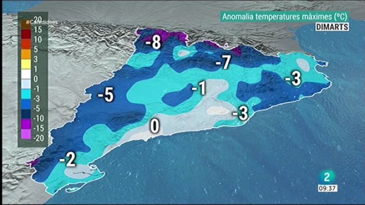 El temps - Refrescada després del pic de calor