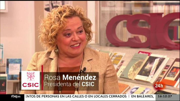 Parlamento - Rosa Menéndez, presidenta del CSIC