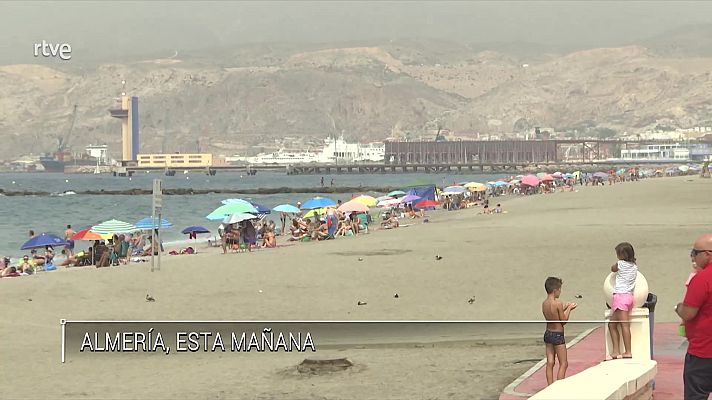 El tiempo - Temperaturas significativamente altas en el extremo sudeste peninsular, con temperaturas que localmente pueden llegar a 43-44 grados en Valencia, Alicante y Murcia