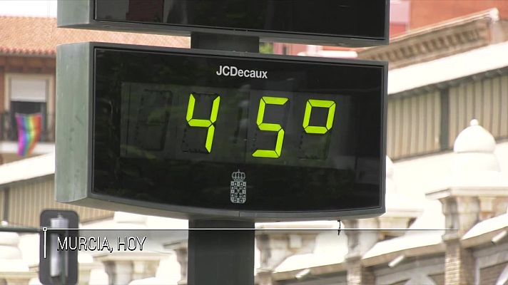 El tiempo - Temperaturas significativamente altas en el extremo sudeste peninsular, Málaga, Baleares y Canarias, con temperaturas que localmente pueden llegar a 43-44 grados en Valencia, Alicante y Murcia