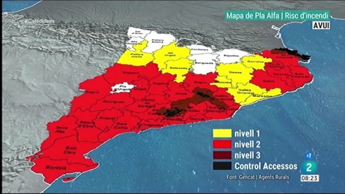  - Elevat risc d'incendis forestals
