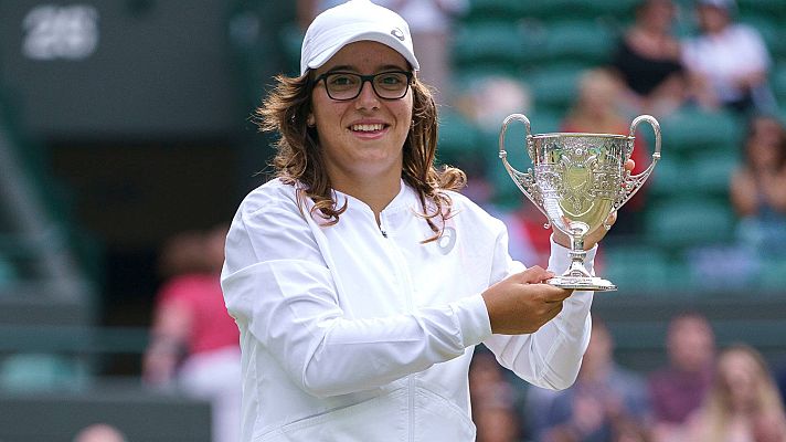 Telediario 2 - Ane Mintegi, la campeona de Wimbledon junior