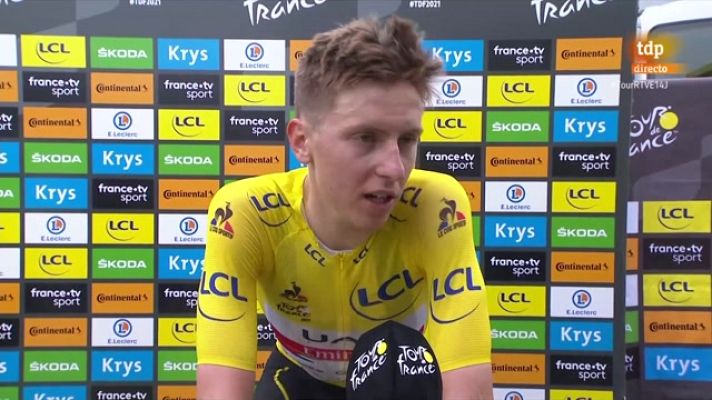 Ciclismo - Tour 2021 | Tadej Pogacar: "Quería ganar por el trabajo de todo el equipo"