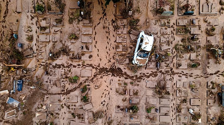 Telediario 1 - Lluvias torrenciales: Alemania apunta al cambio climático