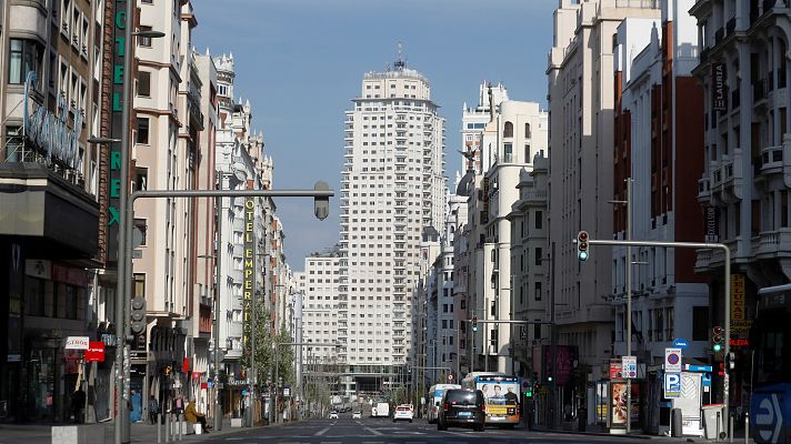 Telediario 1 - El TC considera que la grave alteración del orden público de la pandemia justificaba el estado de excepción