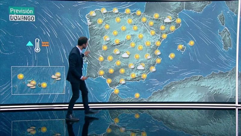 Cielos poco nubosos o despejados en la mayor parte del país. Temperaturas diurnas significativamente altas en el interior de la mitad sur y del noroeste peninsular, depresiones del nordeste y Canarias - ver ahora
