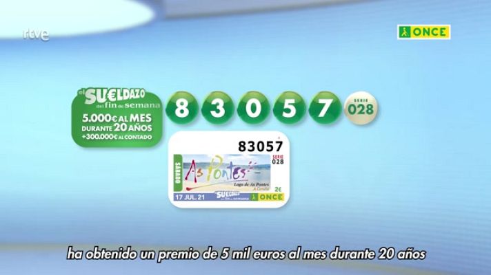 Sorteos ONCE - Sorteo ONCE - 17/07/21