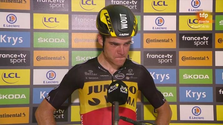 Ciclismo - Tour 2021 | Van Aert: "La clave era llegar bien situado a la última curva"