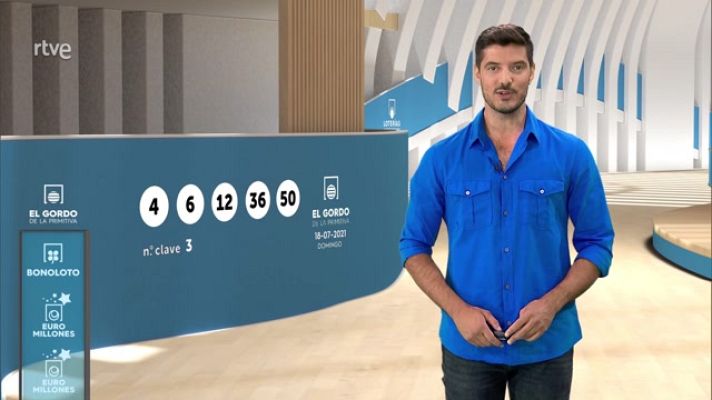 Loterías - Sorteo de El Gordo de la Primitiva del 18/07/2021
