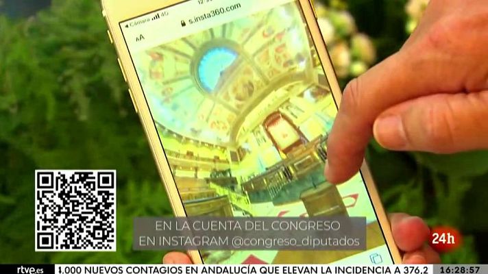Parlamento - El hemiciclo del Congreso en 360º