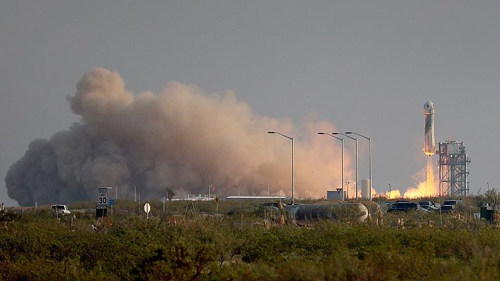 Telediario 1 - Jeff Bezos se lanza al espacio