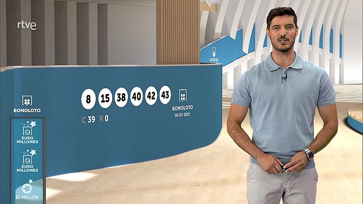 Loterías - Sorteo de la Bonoloto y Euromillones del 20/07/2021