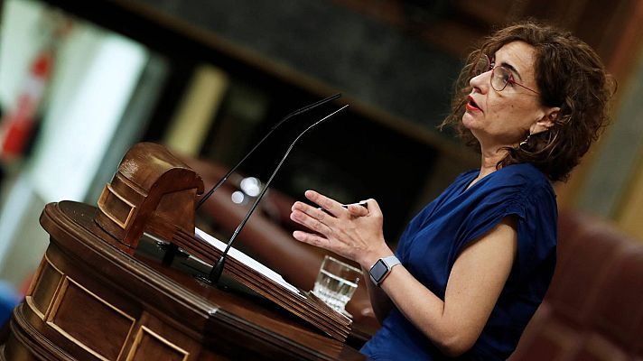 Telediario 2 - El Gobierno saca adelante el decreto de los interinos con la ayuda de ERC