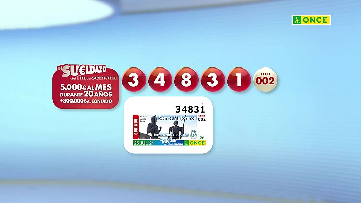 Sorteos ONCE - Sorteo ONCE - 25/07/21