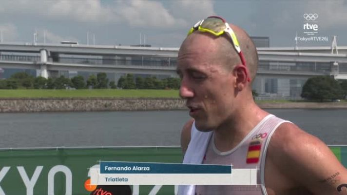 Triatlón Tokyo 2020 - Tokyo 2020 | Fernando Alarza: "Me quedo con la oportunidad de compartir equipo con Mola y Gómez Noya"