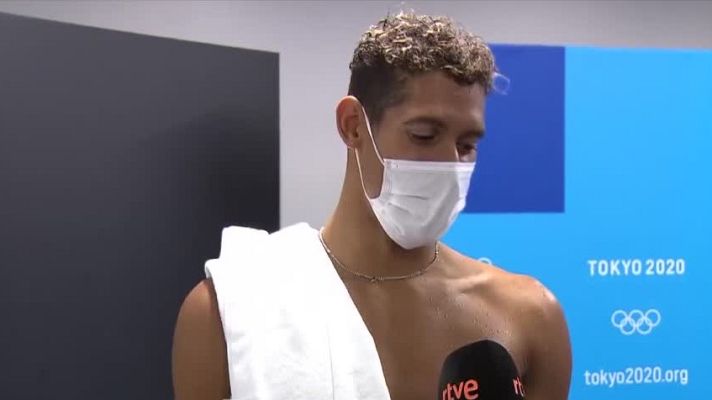 Natación Tokyo 2020 - Hugo González: "Hay que recuperarse para estar en la mejor forma posible para la final"