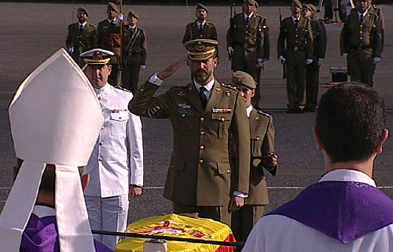 Funeral por el soldado Cristo Ancor
