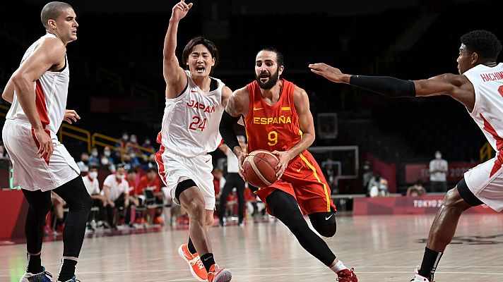 Baloncesto Tokyo 2020 - Ricky Rubio guía a España en su victoria ante Japón