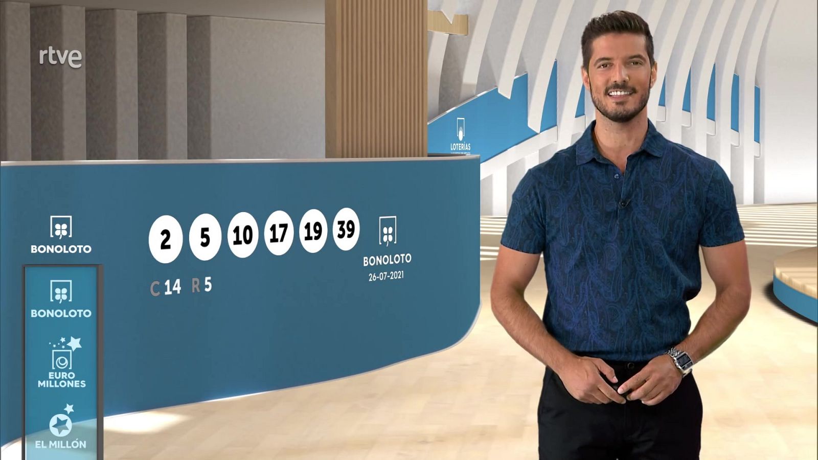 Sorteo de la Bonoloto del 26/07/2021 - ver ahora