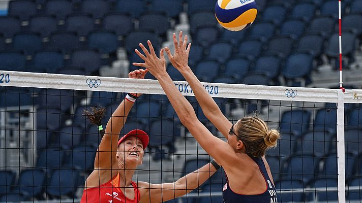 Vóley-playa Tokyo 2020 - Fernández y Baquerizo pierden contra las estadounidenses Ross y Alix en Tokyo 2020