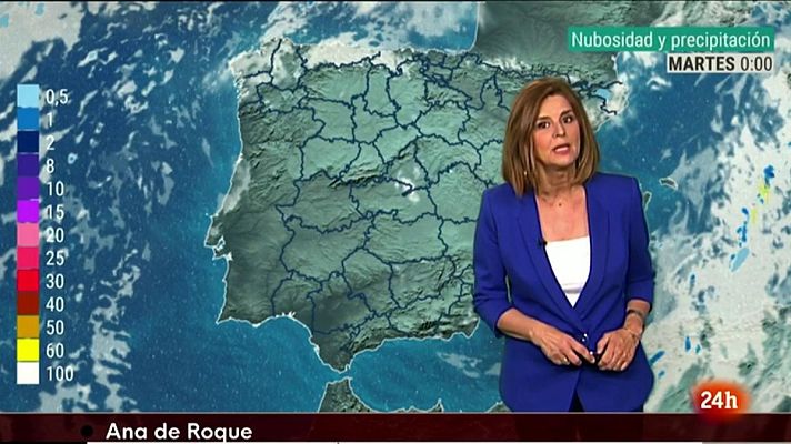 El tiempo - Suben las temperaturas de día con nubes en el norte 27/07/2021