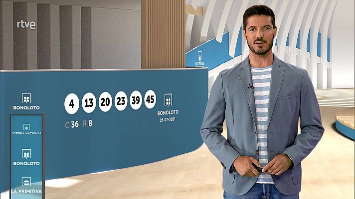 Loterías - Sorteo de la Bonoloto del 28/07/2021