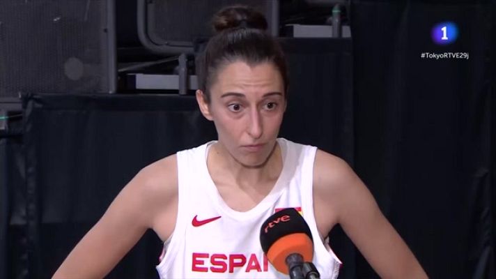 Baloncesto Tokyo 2020 - Maite Cazorla: "Teníamos ganas a Serbia"