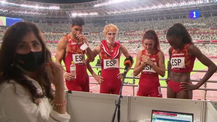 Atletismo Tokyo 2020 - Tokyo 2020 | El 4x400 mixto, final y récord de España: "¡Vaya marcón!"