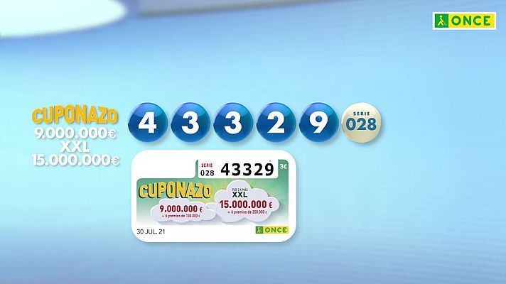 Sorteos ONCE - Sorteo ONCE - 30/07/21