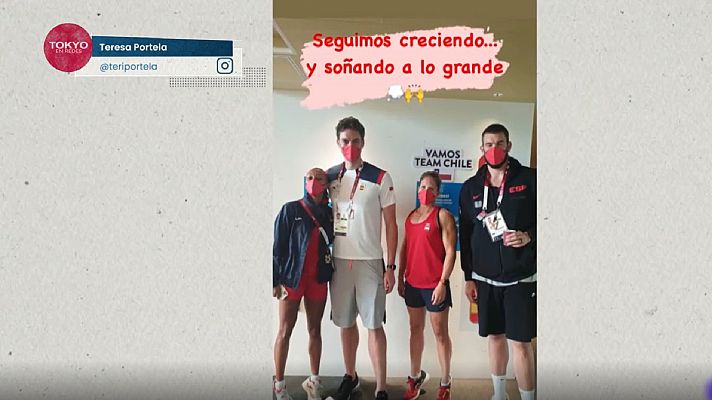 Telediario 2 - Así ha sido el día en la villa olímpica de los deportistas