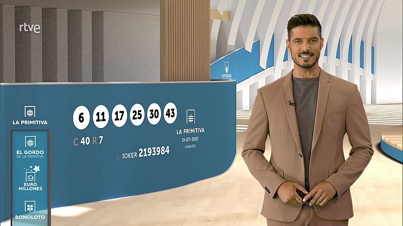 Sorteo de la Bonoloto y Primitiva del 31/07/2021 - ver ahora