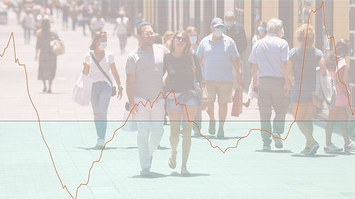 Telediario Fin de Semana - La quinta ola se estabiliza en julio tras superar los 700 casos de incidencia