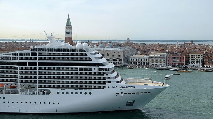 Telediario Fin de Semana - Venecia prohíbe la llegada de grandes cruceros