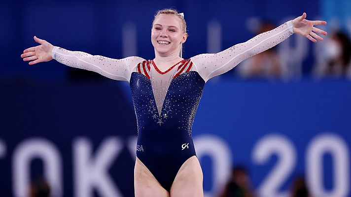 Gimnasia artística Tokyo 2020 - La estadounidense Jade Carey gana el oro en suelo