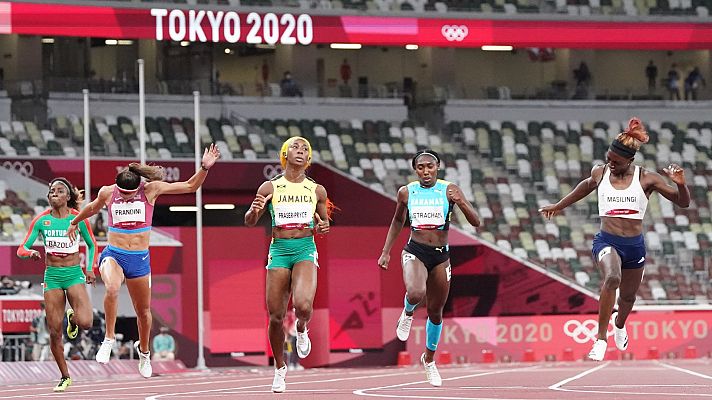 Atletismo Tokyo 2020 - Thompson-Herah y Fraser-Pryce dominan en las semis del 200