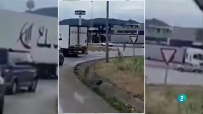 L'Informatiu - Atropellament mortal d'un camioner a la Jonquera