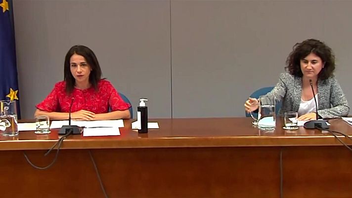 Especial Coronavirus - Comparecencia de Mª José Sierra y Silvia Calzón - 02/08/21