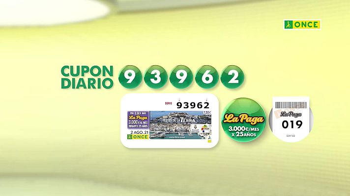 Sorteos ONCE - Sorteo ONCE - 02/08/21