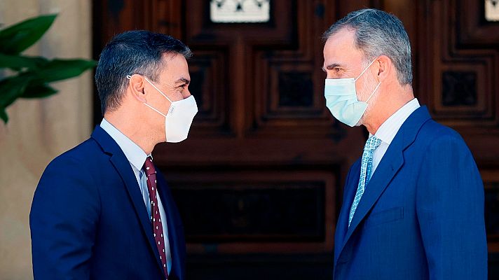 Informativo 24h - Sánchez, un año después de la salida del rey emérito de España: "Valoramos el ejercicio de transparencia de Felipe VI"