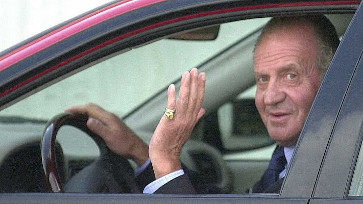 Telediario 1 - Un año de la salida del rey emérito de España