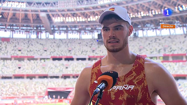 Atletismo Tokyo 2020 - Odei Jainaga: "Solo queda pensar en las olimpiadas de París"