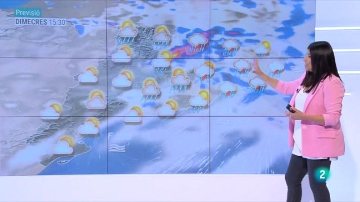 El temps - Nova tongada de ruixats i tempestes