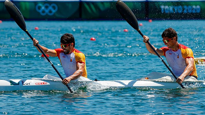 Piragüismo Tokyo 2020 - Iñigo Peña y Paco Cubelos, sextos en la final de K2 1000m